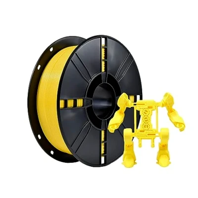 Afbeelding van iBOSS PLA Plus (PLA+) filament 1,75 mm voor 3D printers, maatnauwkeurigheid +/ 0,02 mm, spoel van 1 kg, geel