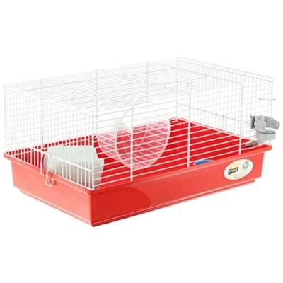 Afbeelding van Hamsterkooi een wiel, voerbak, huis, drinkbak FERPLAST