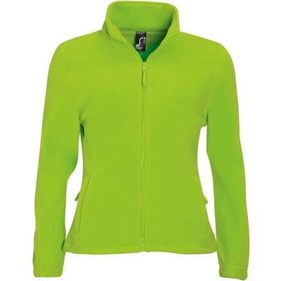 Afbeelding van SOLS Dames/dames North Full Zip Fleece Jacket (Kalk) Maat XL