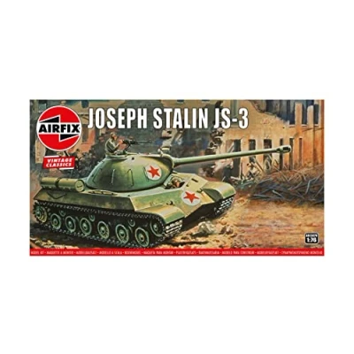 Afbeelding van 1:76 Airfix 01307V Joseph Stalin JS3 Russian Tank Plastic Modelbouwpakket