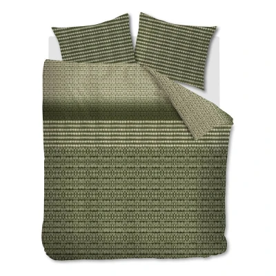 Afbeelding van Beddinghouse Yori dekbedovertrek Lits Jumeaux 240x200/220 Groen