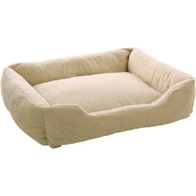 Afbeelding van Flamingo Mieke Mand Honden Rechthoekig + Rits Beige 80x67x20cm 1st 137207