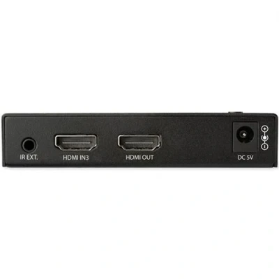 Image de StarTech.com 4 Port HDMI Video Switch 3x &amp; 1x DisplayPort 4K 60Hz Commutateur vidéo/audio 3 x + 1 de bureau