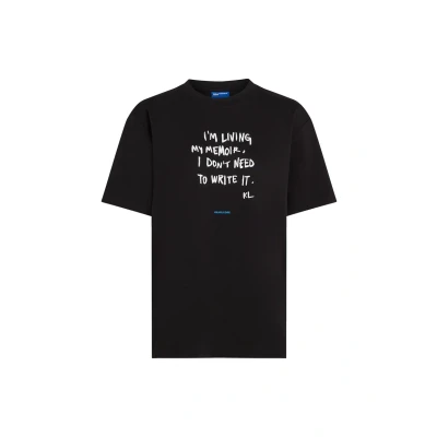 Afbeelding van Karl Lagerfeld Jeans Tshirt print, Dames, Maat: Medium, Black
