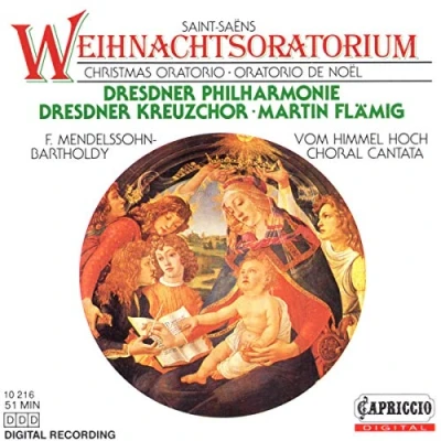 Afbeelding van Dresdner Kreuzchor, Philharmonie, Martin Flämig Saint Saëns: Weihnachtsoratorium (CD)