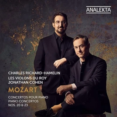 Afbeelding van Charles Richard Hamelin, Les Violons du Roy, Jonathan Cohen Mozart: Piano Concertos Nos. 20 &amp; 23 (CD)