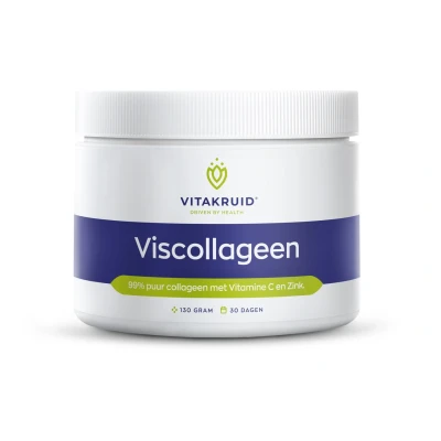 Afbeelding van Vitakruid Pure Viscollageen Poeder Met C en Zink 130 gr