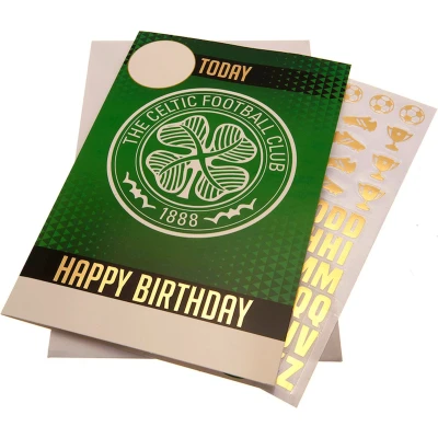 Afbeelding van Celtic Birthday Card With Stickers