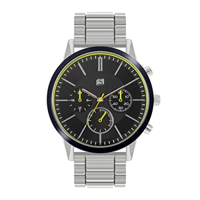 Afbeelding van Spirit Digitaal kwartshorloge voor heren met ASPG48 staallegering armband, zilver, armband