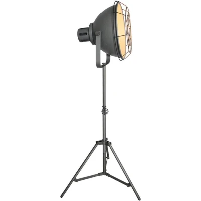 Afbeelding van Vloerlamp Max Metallic Grey Metaal