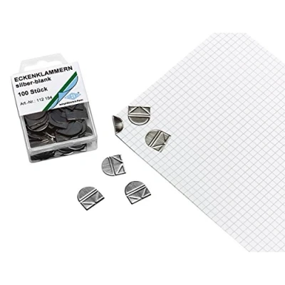 Afbeelding van Wedo, Papierklem, Hoekklem (100 x)