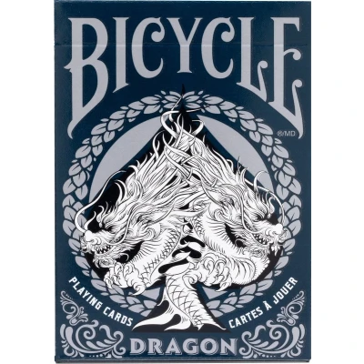 Afbeelding van Pokerkaarten Bicycle Dragon Blue Deck