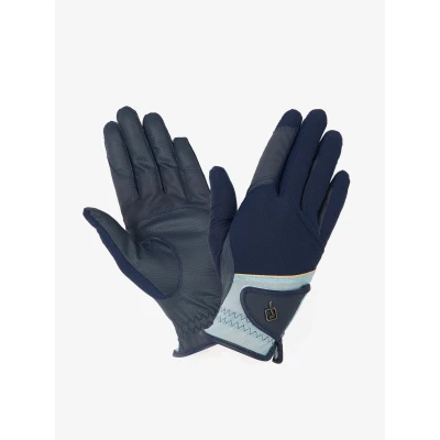Image de LeMieux Gants d&#039;Équitation Pro Mesh Navy/AquaVendu par Agradi