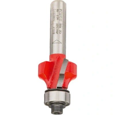 Image de BOSCH 2608629373 fraise à profil arrondi 8 mm, D 22,2 R1 4,75 L 13,2 G 55 mm
