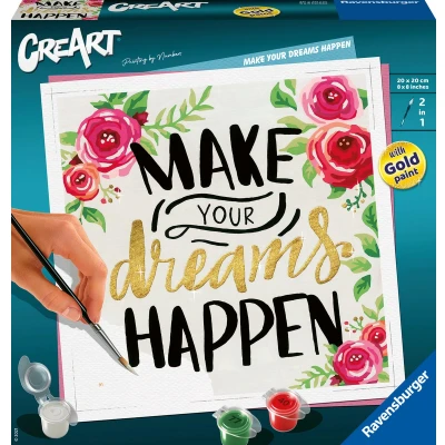 Afbeelding van CreArt Schilderen op Nummer Make Your Dreams Happen
