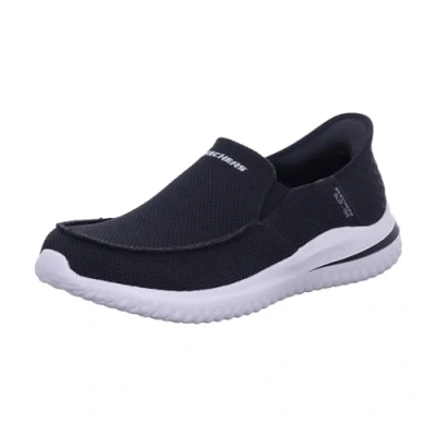Afbeelding van Skechers Delson 3.0 Instappers, Heren, Maat: 45, Black Textiel