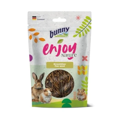 Afbeelding van 100g Bunny Nibble Fun Pear Wood Snacks voor kleine dieren