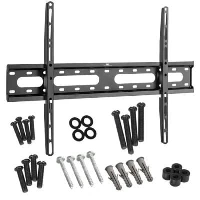 Image de Support TV économique Maclean, max vesa 600x400, 37 70, 45kg, noir, MC 939