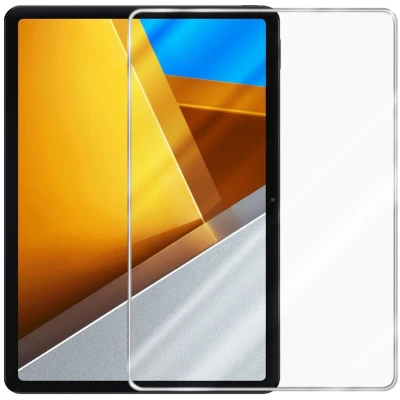 Afbeelding van Cadorabo Screenprotector geschikt voor Xiaomi Poco Pad in KRISTALHELDER Gehard (Tempered) display Film beschermglas 9H hardheid met 3D Touch