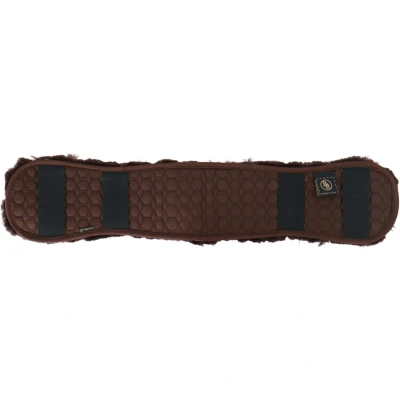 Afbeelding van BR Singelhoes Dressuur Sheepskin Voorgevormd Bruin 65cm
