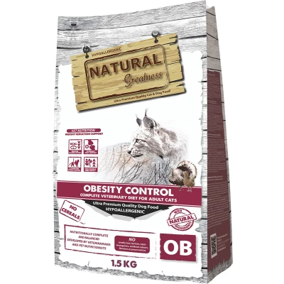 Afbeelding van Natural Greatness Diet Obesity Control hypoallergeen cat 1.5kg