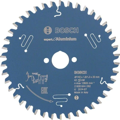 Image de BOSCH 2608644092 lame de scie circulaire Expert pour aluminium, 140 x 20 1.8 mm, 42T