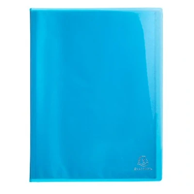 Afbeelding van Exacompta 85872E map met 40 hoezen, A4, blauw