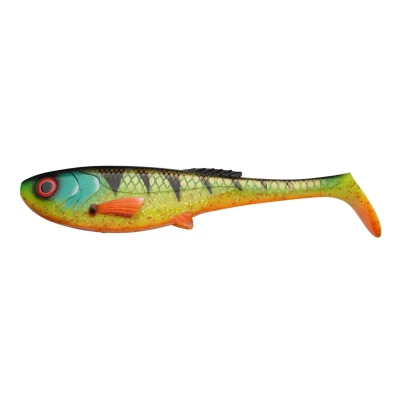 Afbeelding van Abu Garcia Beast Slim Paddletail Firetiger 21cm 94g (4 stuks) Shad