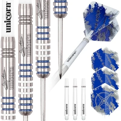 Afbeelding van Unicorn Gary Anderson Silverstar 80% P1 Dartpijlen 25 Gram