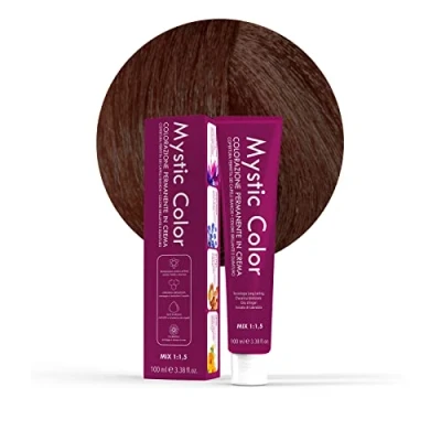 Afbeelding van Capello point Mystic Color haarkleur permanente kleurcrème met arganolie en calendula langdurige kleur voor donker koperblond 6,4 100 ml