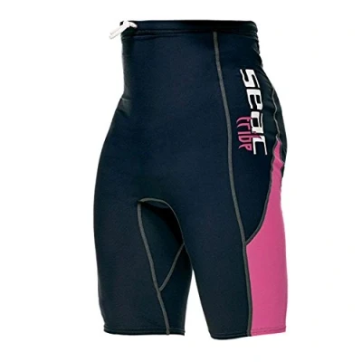 Afbeelding van Seac RAA Pant Evo Lady UV rashguard shorts voor zwemmen en snorkelen Roze/blauw L