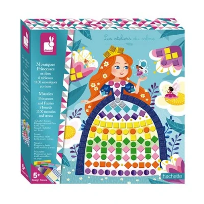 Image de Kit créatif Janod mosaïques princesses et fées