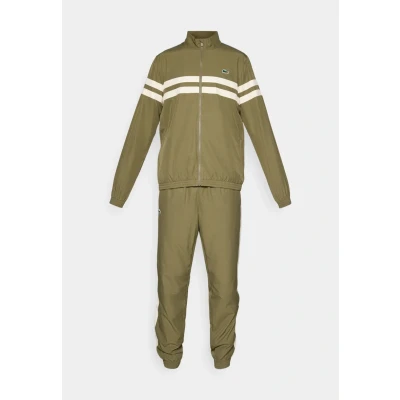 Afbeelding van Lacoste Sport Tennis Tracksuit SET Trainingspak, Heren, Maat: XL, Olive/lapland/delphinium