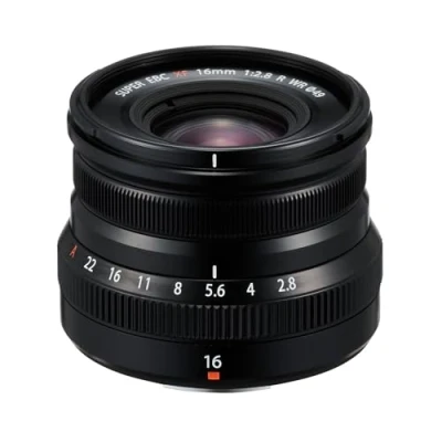 Image de Objectif focal fixe Fuji XF 16 mm f/2.8 R WR Noir