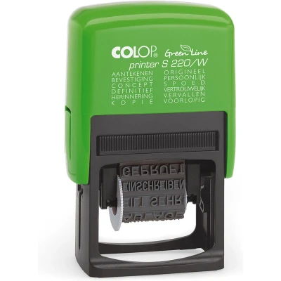 Afbeelding van Colop Printer S 220W GREEN LINE rood Stempels volwassenen Snelle Levering