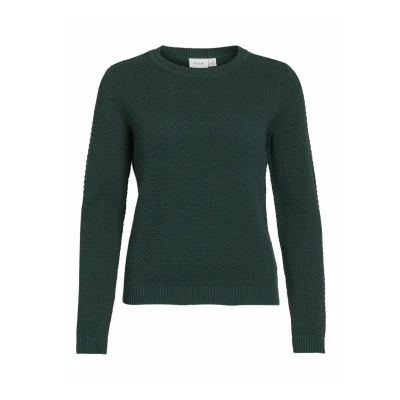 Afbeelding van VILA Trui Dalo Donker groen S