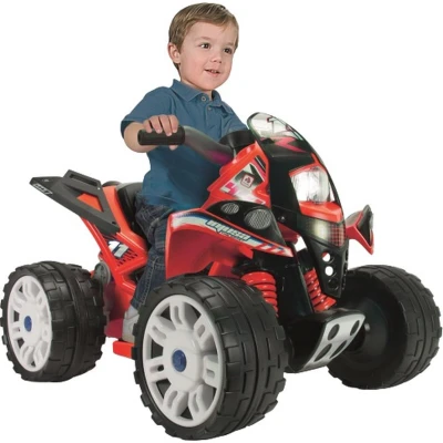 Afbeelding van Injusa The elektrische kinderquad 12V rood/zwart