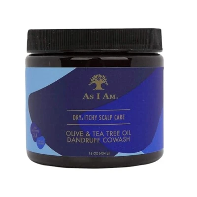 Afbeelding van As I Am Dry &amp; Itchy Olive Tea Tree Oil CoWash