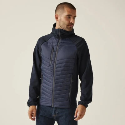 Afbeelding van Regatta Navigate Hybrid Jacket RG0549 NAVY/SEAL GREY XL