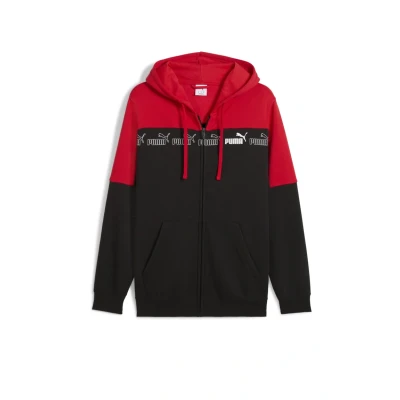 Afbeelding van Puma Around THE Block Sweater met rits, Heren, Maat: Small, For all time red