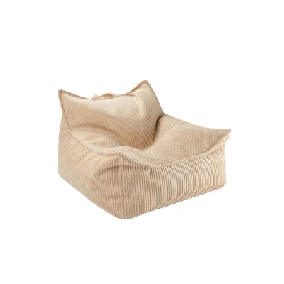 Afbeelding van Wigiwama Corduroy Beanbag Chair / Zitzak 80x70x50cm Brown Sugar