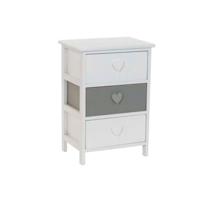 Afbeelding van Ladenkast Home ESPRIT Wit Grijs 40 x 29 58 cm