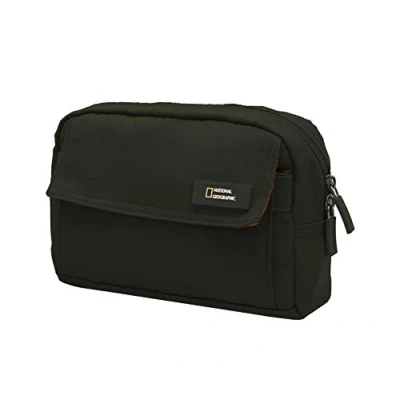Afbeelding van National Geographic Toilettas / Reistasje Academy cosmetic pouch N13904 Khaki