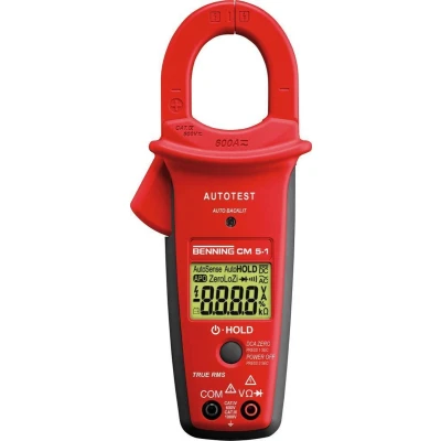 Afbeelding van Benning CM 5 1 Stroomtang, Multimeter Digitaal CAT III 1000 V, IV 600 V Weergave (counts): 10000