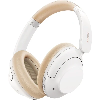 Afbeelding van Ugreen HiTune Max5 Headset Bedraad en draadloos Hoofdband Oproepen/muziek Bluetooth Wit