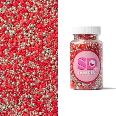 Afbeelding van SD Pearls Lot de 100 boîtes à sucre comestibles Flocons neige Décoration comestible Pour gâteaux (mélange « Christmas BOOM », g)