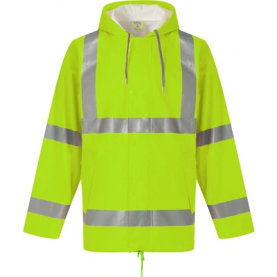 Afbeelding van Yoko Ademend regenjasje Hi Vis Soft Flex YHVS450 Yellow