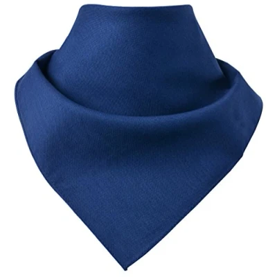 Afbeelding van Miobo halsdoek, 100% katoen, Eén maat 55 x cm, effen donkerblauw