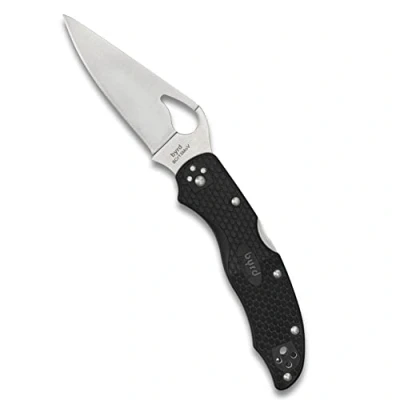 Afbeelding van Spyderco Zakmes Byrd Harrier 2 Lightweight Black 8Cr13MoV PE