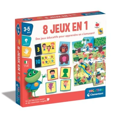 Afbeelding van Educatief Spel Clementoni 8 jeux en 1 (FR)